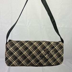 PAINT THE LILY Sequined Shoulder Bag Gray/Black EUC